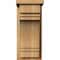 Ekena Millwork Pescadero Rough Sawn Corbel w/Backplate, Western Red Cedar, 8"W x 10"D x 18"H COR08X10X18PEC01RWR - alternate 2